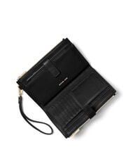 MICHAEL KORS JET SET Leder-Clutch-Geldb&ouml;rse Schwarz - Damentaschen - 2