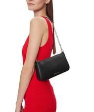 MICHAEL KORS EMPIRE Schultertasche aus Leder Schwarz - Damentaschen - 5