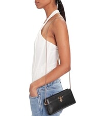 MICHAEL KORS HAMILTON MODERNE Clutch mit Schulterriemen aus Metall Schwarz - Damentaschen - 5