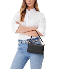 MICHAEL KORS JET SET Leder-Schultertasche Schwarz - Damentaschen - 5