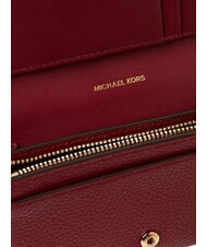 MICHAEL KORS JET SET Mittelgro&szlig;e Ledergeldb&ouml;rse Maulbeere - Brieftaschen Damen - 3