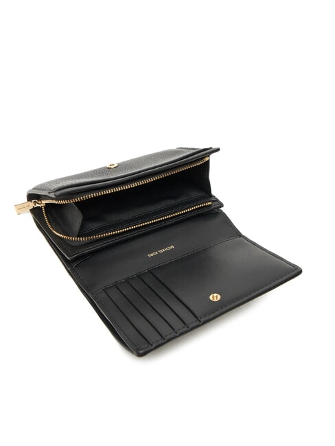 JET SET Mittelgro&szlig;e Ledergeldb&ouml;rse Schwarz - Brieftaschen Damen