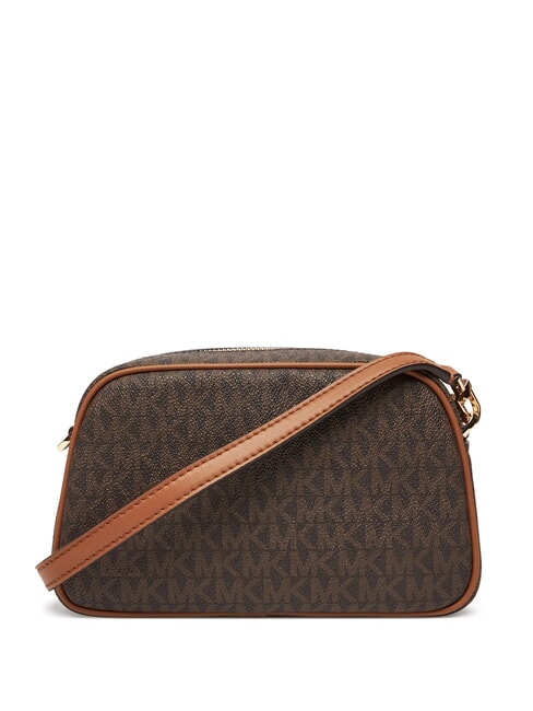 JET SET Kameratasche mit Allover-Print brn/acorn - Damentaschen