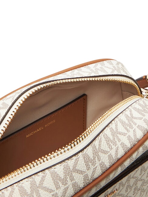 JET SET Kameratasche mit Allover-Print Vanilla/Acrn - Damentaschen