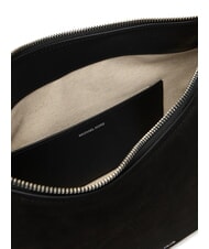 MICHAEL KORS NOLITA Gro&szlig;e Schultertasche aus Nubukleder Schwarz - Damentaschen - 6