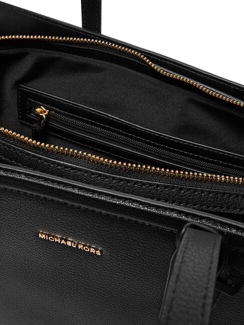 LAILA Schultertasche aus Leder Schwarz - Damentaschen