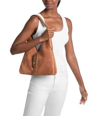 MICHAEL KORS CORNELIA Hobo-Tasche aus Sattelleder Gep&auml;ck - Damentaschen - 2