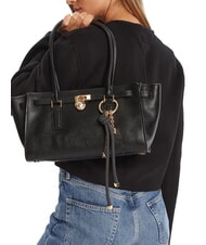 MICHAEL KORS HAMILTON MODERNE Schultertasche aus Leder Schwarz - Damentaschen - 6