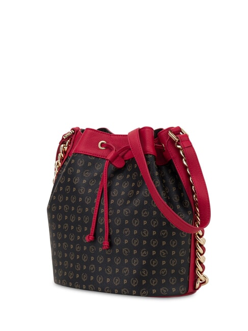 HERITAGE Schultertasche schwarzer Lack - Damentaschen