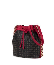 POLLINI HERITAGE Schultertasche schwarzer Lack - Damentaschen - 2