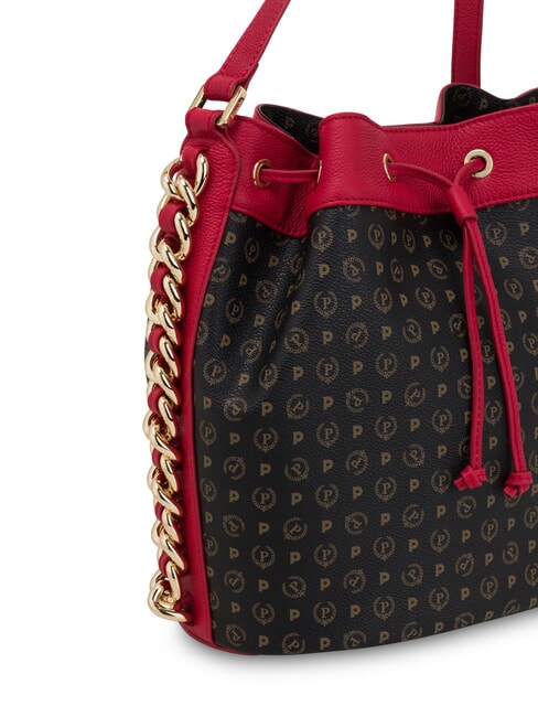 HERITAGE Schultertasche schwarzer Lack - Damentaschen