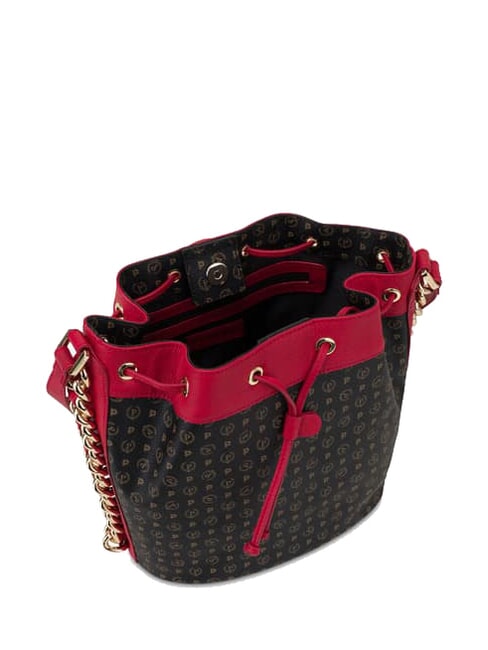 HERITAGE Schultertasche schwarzer Lack - Damentaschen