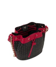 POLLINI HERITAGE Schultertasche schwarzer Lack - Damentaschen - 5