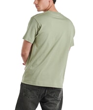 VANS LEFT CHEST Locker geschnittenes Baumwoll-T-Shirt sanfter Salbei - Herren-T-Shirts - 2