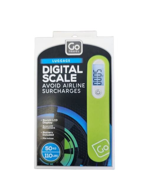GO Digitale Gep&auml;ckwaage Gr&uuml;n - Reisezubeh&ouml;r