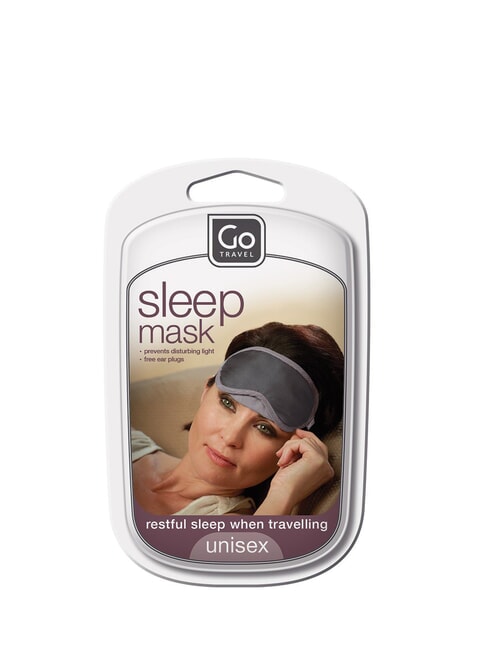 GO Reisemaske mit Ohrst&ouml;pseln Schwarz - Reisezubeh&ouml;r