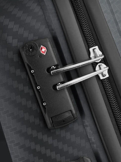 BINALONG Schlankes Trolley-Handgep&auml;ck Schwarz - Handgep&auml;ck