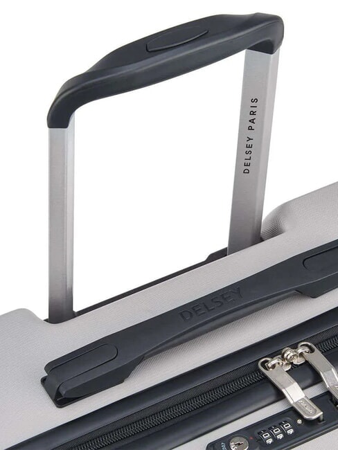 CHRISTINE EU Mittlerer Trolley SILBER - Harte Trolleys