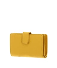 COCCINELLE METALLIC SOFT Geldb&ouml;rse aus strukturiertem Leder sonnig - Brieftaschen Damen - 4