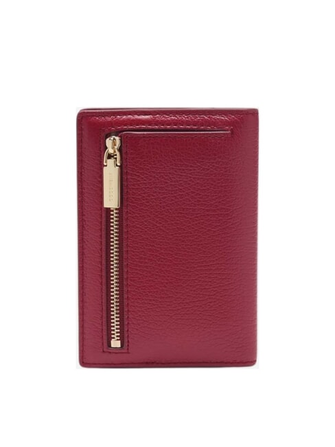 METALLIC SOFT Passh&uuml;lle aus geh&auml;mmertem Leder Sangria - Reisezubeh&ouml;r