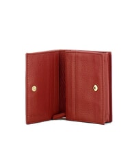 COCCINELLE METALLIC SOFT Kleine Geldb&ouml;rse aus Leder Brandy - Brieftaschen Damen - 2