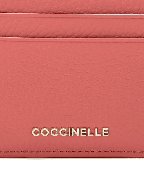 METALLIC SOFT  Flaches Kartenetui aus Leder Topf - Brieftaschen Damen