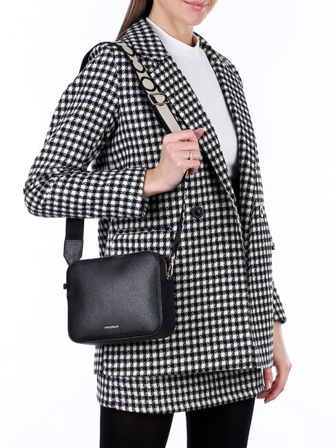 TEBE Kleine Tasche aus strukturiertem Leder Blau - Damentaschen