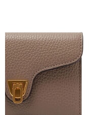 COCCINELLE BEAT SOFT Mittelgro&szlig;e Brieftasche aus geh&auml;mmertem Leder warmes Taupe - Brieftaschen Damen - 4