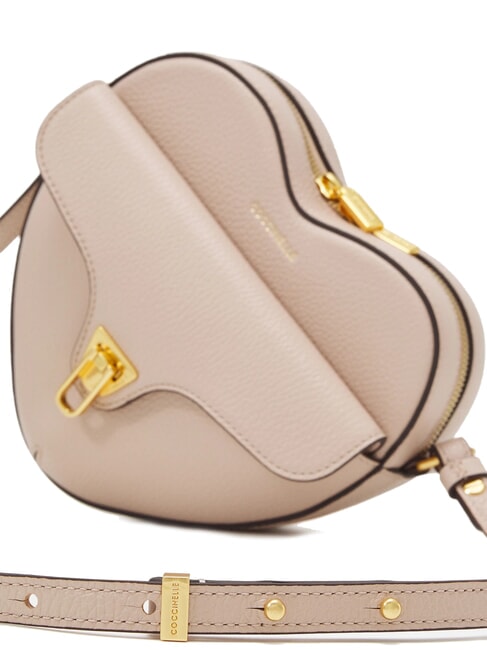 BEAT SOFT Mini-Ledertasche in Herzform Rosetten - Damentaschen