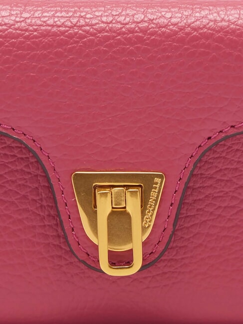 BEAT SOFT Mini-Geldb&ouml;rse aus Leder Rosenholz - Brieftaschen Damen