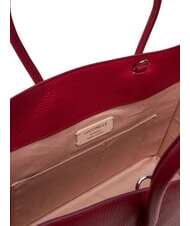 COCCINELLE MYRTHA MAXI LOG Einkaufstasche aus geh&auml;mmertem Leder Sangria - Damentaschen - 5