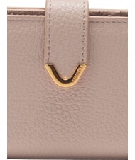 COCCINELLE DEW Mittelgro&szlig;e Brieftasche aus geh&auml;mmertem Leder Rosetten - Brieftaschen Damen - 3