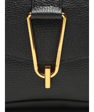 COCCINELLE HIMMA Schultertasche aus geh&auml;mmertem Leder Schwarz - Damentaschen - 4