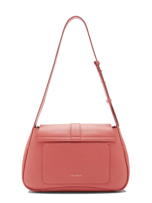 HIMMA Schultertasche aus geh&auml;mmertem Leder Topf - Damentaschen