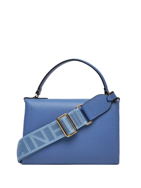 ARLETTIS SIGNATURE Handtasche aus geh&auml;mmertem Leder Blau - Damentaschen