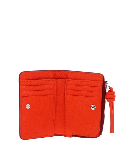 MYRTHA MAXI LOG Mittelgro&szlig;e Lederbrieftasche mit Rundum-Rei&szlig;verschluss Gras gr / Moos gr - Brieftaschen Damen