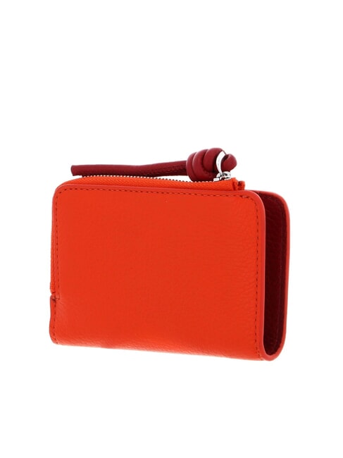 MYRTHA MAXI LOG Mittelgro&szlig;e Lederbrieftasche mit Rundum-Rei&szlig;verschluss Gazpacho/Sangri - Brieftaschen Damen