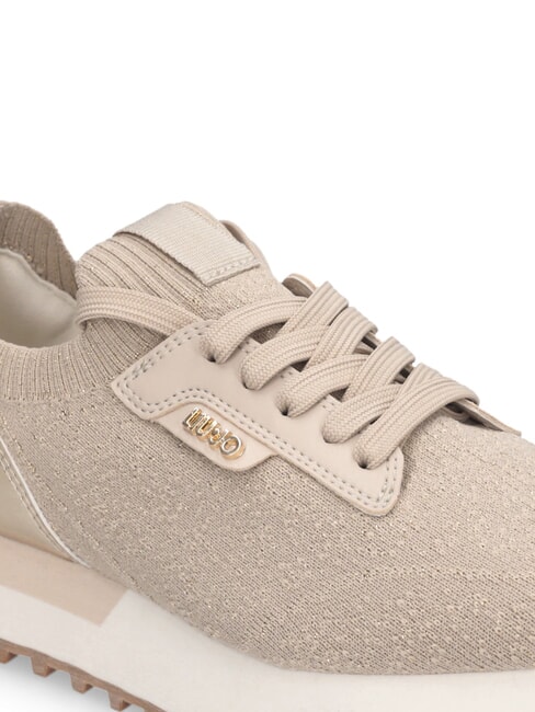 EVELYN 916 Socken-Sneakers helles Seil - Damenschuhe