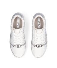 LIUJO KIKI 01 Sneakers mit durchgehendem Strasslogo Wei&szlig; - Damenschuhe - 3