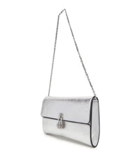 COCCINELLE MAGIE 2NITE SMOOTH Clutch aus Metallic-Leder SILBER - Damentaschen - 5