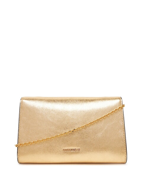 MAGIE 2NITE SMOOTH Clutch aus Metallic-Leder golden - Damentaschen