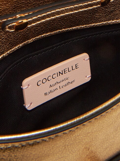 MAGIE 2NITE SMOOTH Clutch aus Metallic-Leder golden - Damentaschen