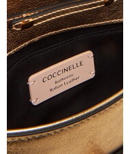 COCCINELLE MAGIE 2NITE SMOOTH Clutch aus Metallic-Leder golden - Damentaschen - 5