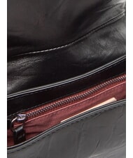 COCCINELLE MAGIE WRINKLED Schultertasche aus Leder mit &Uuml;berschlag Schwarz - Damentaschen - 6