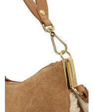 COCCINELLE SUNUP ECO SHEARLING Schultertasche mit Schultergurt Riff / Pfirsich - Damentaschen - 4