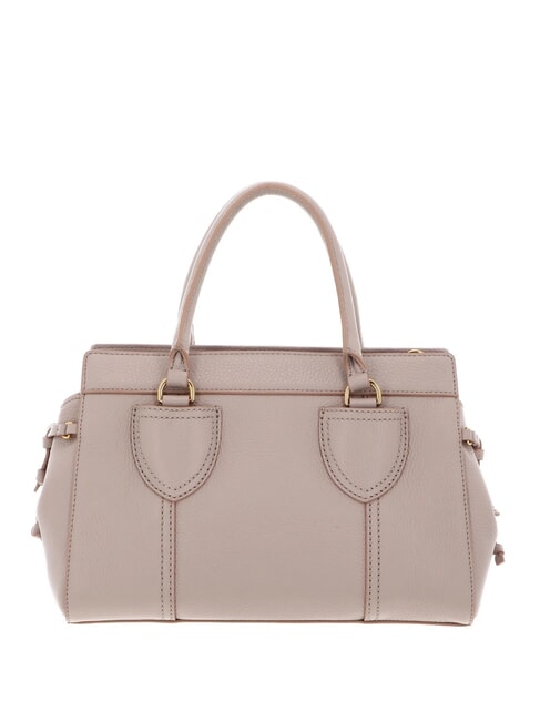 YORK Lederhandtasche mit Schulterriemen Rosetten - Damentaschen