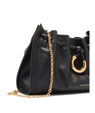 COCCINELLE ISABELA Ledertasche mit Schulterriemen aus Metall Schwarz - Damentaschen - 3