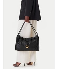 COCCINELLE ISABELA Schultertasche aus weichem Leder Schwarz - Damentaschen - 5