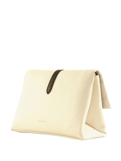 DORIAN BICOLOR Schultertasche aus Leder mehrfarbig / blau - Damentaschen