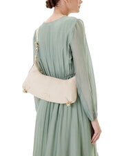 COCCINELLE ABIGAIL  Umh&auml;ngetasche aus Leder Wei&szlig; - Damentaschen - 5